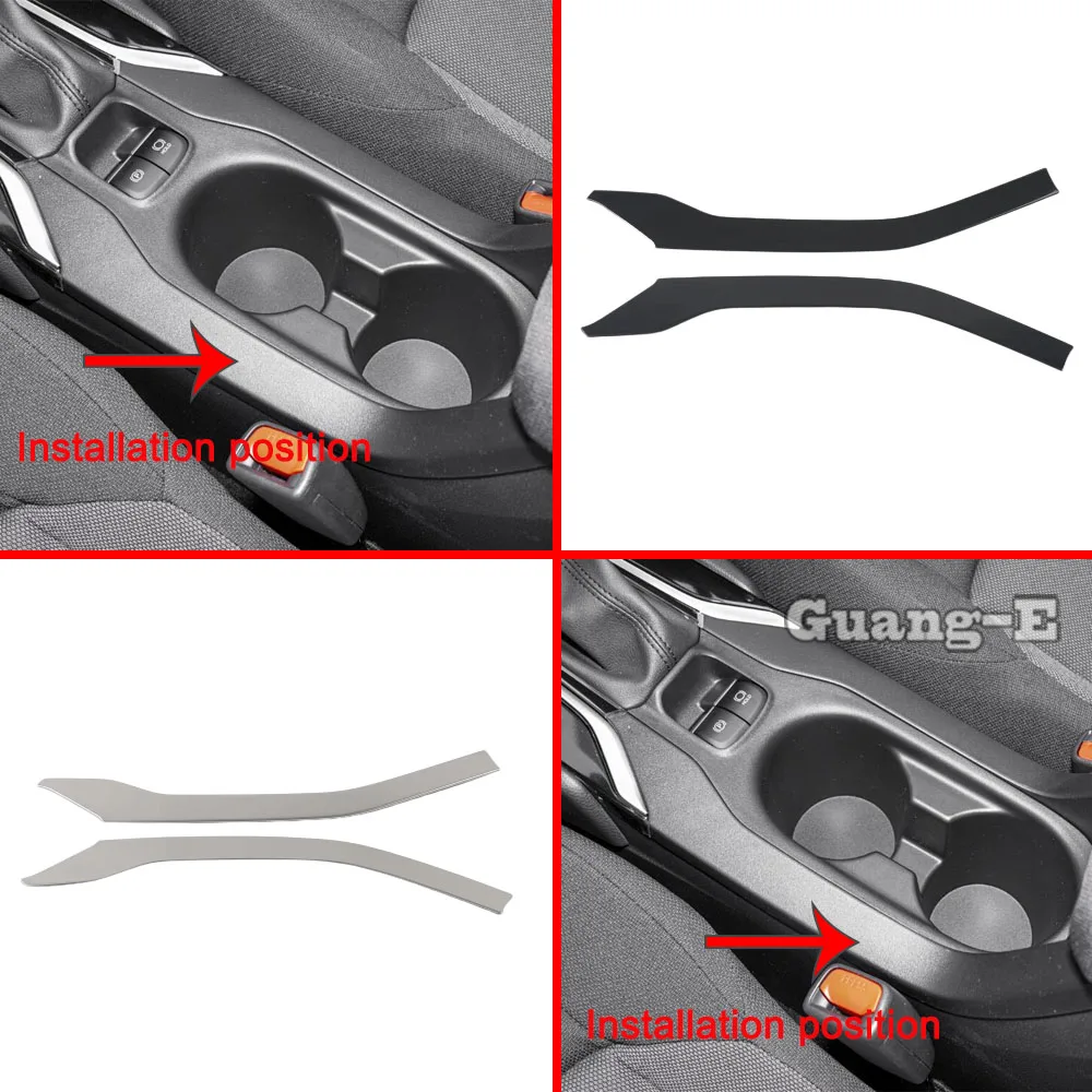 

Для Toyota Corolla Cross XG10 2022 2023 2024+ стальная накладка на держатель для стакана, рамка, накладка на ручку КПП, аксессуары для интерьера автомобиля