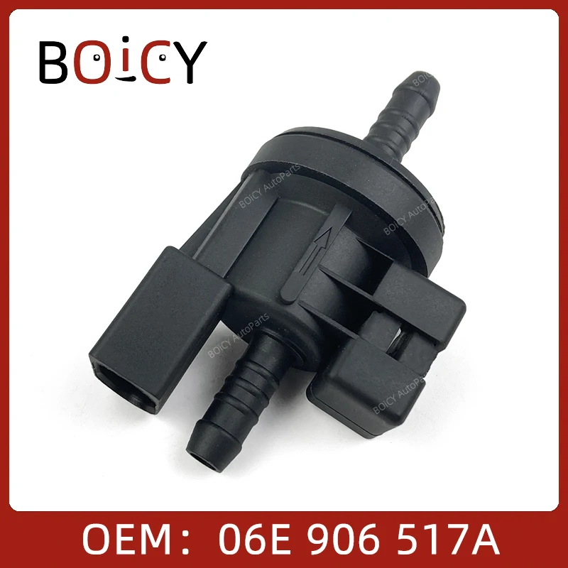 BOICY Active carbon tank solenoid valve for Beetle Jetta Passat CC Polo Golf Touareg Audi A1 A4 A5 A6 A8 Q7 06E906517A 06E906517