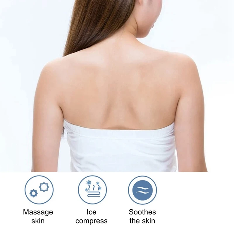 Augen taschen Kontur Lifting Tool Beauty Tool Hautpflege Gesichts walze Eis bälle Schimmel Gesicht Massage gerät Silikon Eis Quadrat