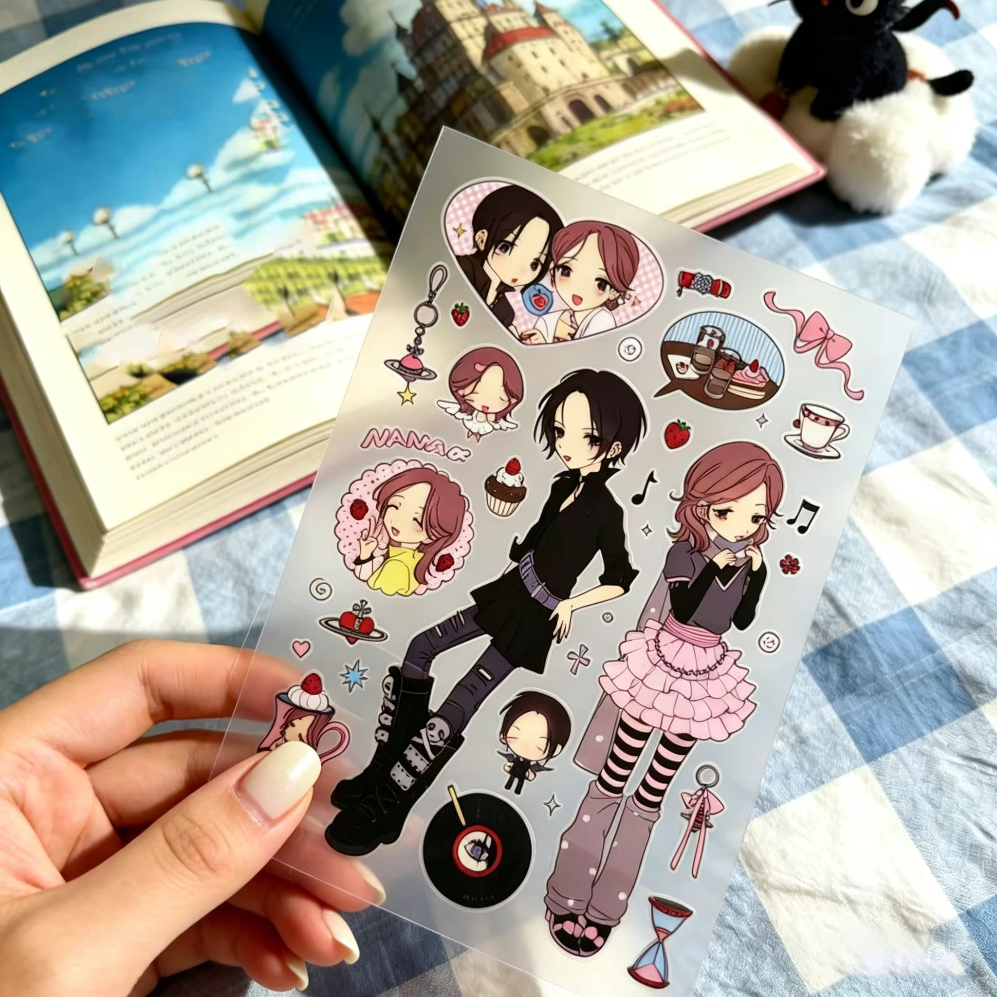Cute Japanese-style Sticker Comic 'Another Me' Peripheral DIY Journal Stickers Cute Girl Style Ins Decoration Stickers Cute Gift view 4