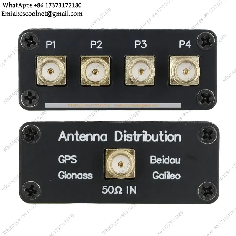 k3 SV1AFN 1-to-4 GNSS Signal Splitter, Passive/Active GPS Power Divider for Multi-Receiver Navigation