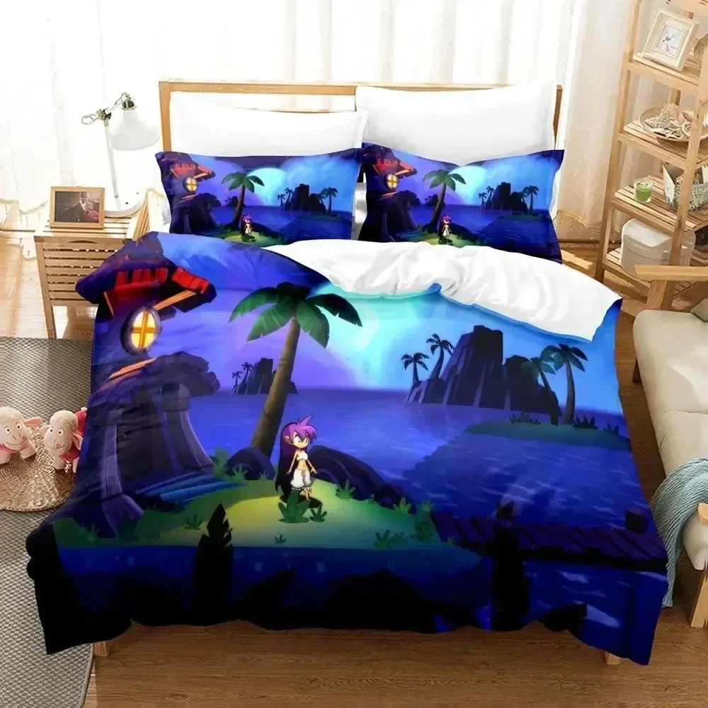 

Shantae Half-Genie Hero Adult Boys Bedding Single Twin Full Queen King Size Duvet Cover Set Bedroom Anime 2023