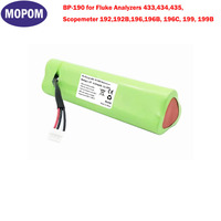 New 7.2V 4500mAh Battery For B11432 BP-190 for Fluke Analyzers 433,434,435, Scopemeter 192,192B,196,196B, 196C, 199, 199B, 199C