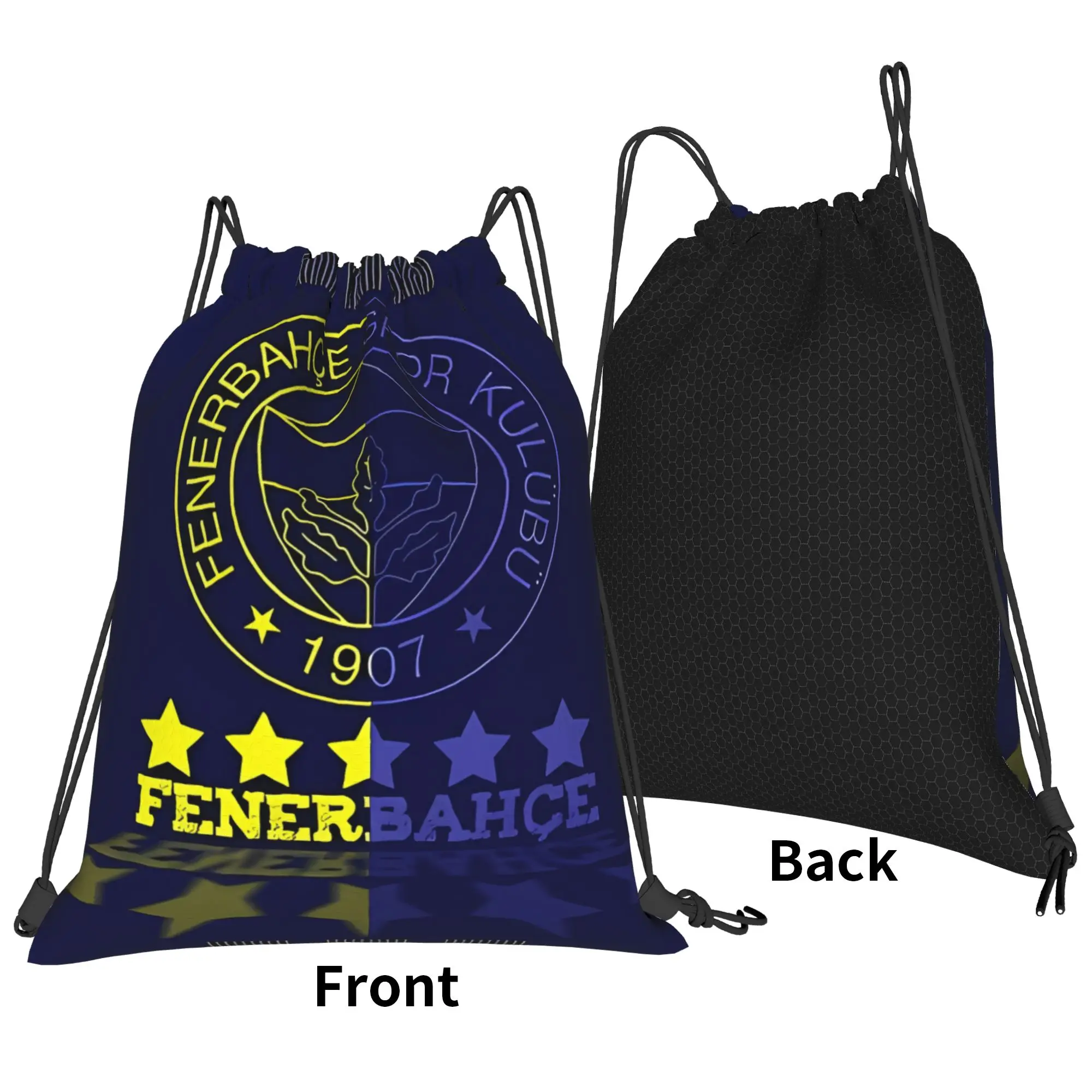 Fenerbahcee Indestructible Themed Portable Hiking Riding Gym Drawstring Storage Sporty Backpacks