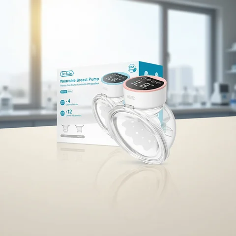 MAMIJOY Electric Breast Pumps With 19/24mm Flange Portable Hands Free Wearable Breast Pump Silent Comfort Breast Milk Extractor