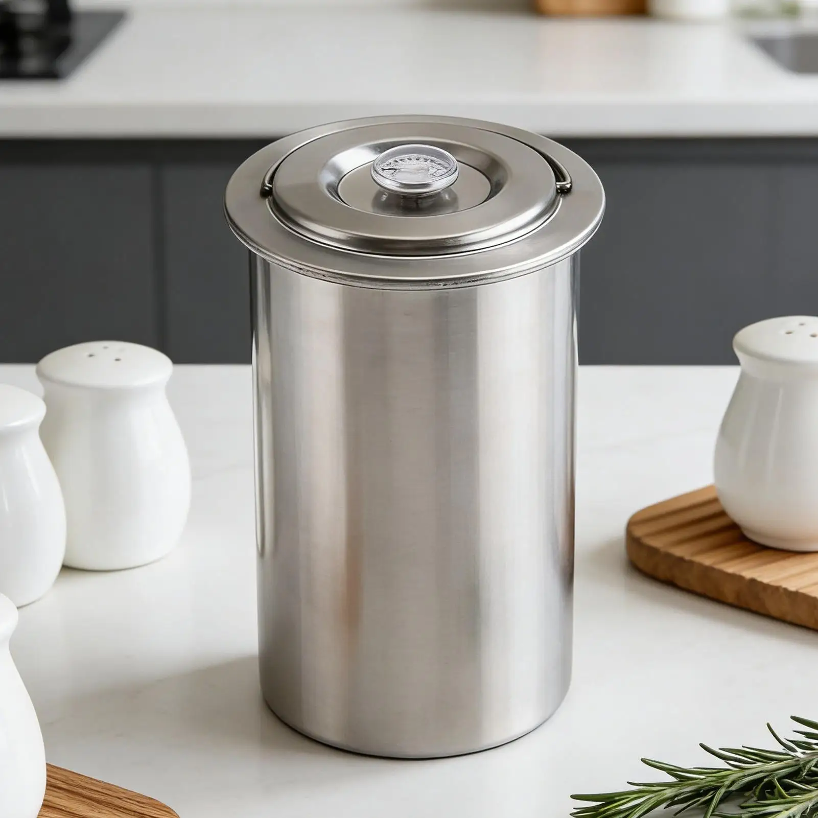 Meat Press for Steam Cooker Stainless Steel Steamer with Temp Tester Sandwich Ham Press Mold for Ripe Meats for Chef Beginner