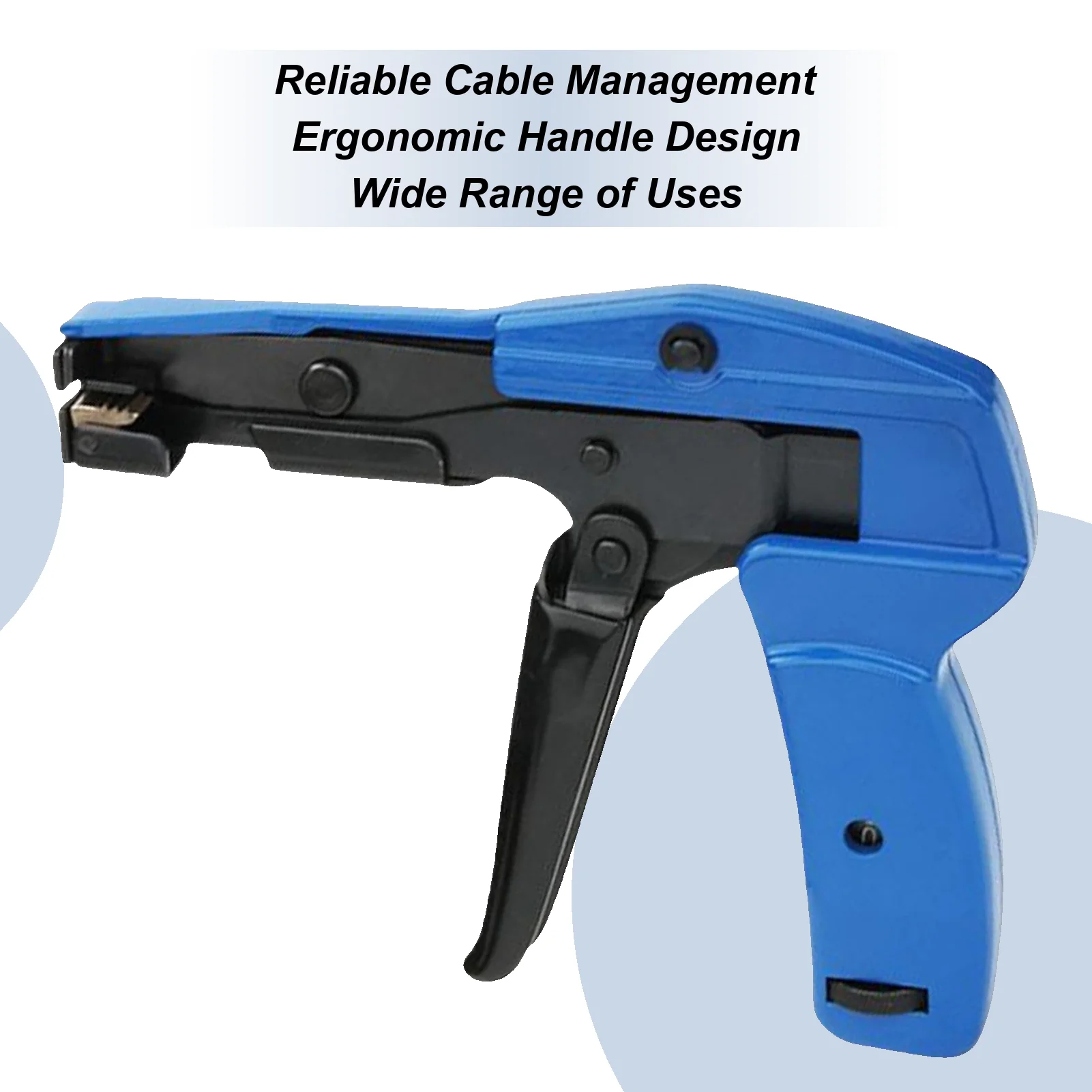 

Cable Tie Tool Tensioning Cutting Tool For Nylon Cable Cutter Non-Slip For Technicians Electricians Mechanics Warehouse Data