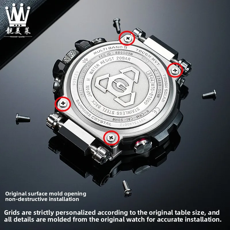 For Casio g-shock MTG-B1000/MTG-S1000D G1000 Watch Solid Stainless
