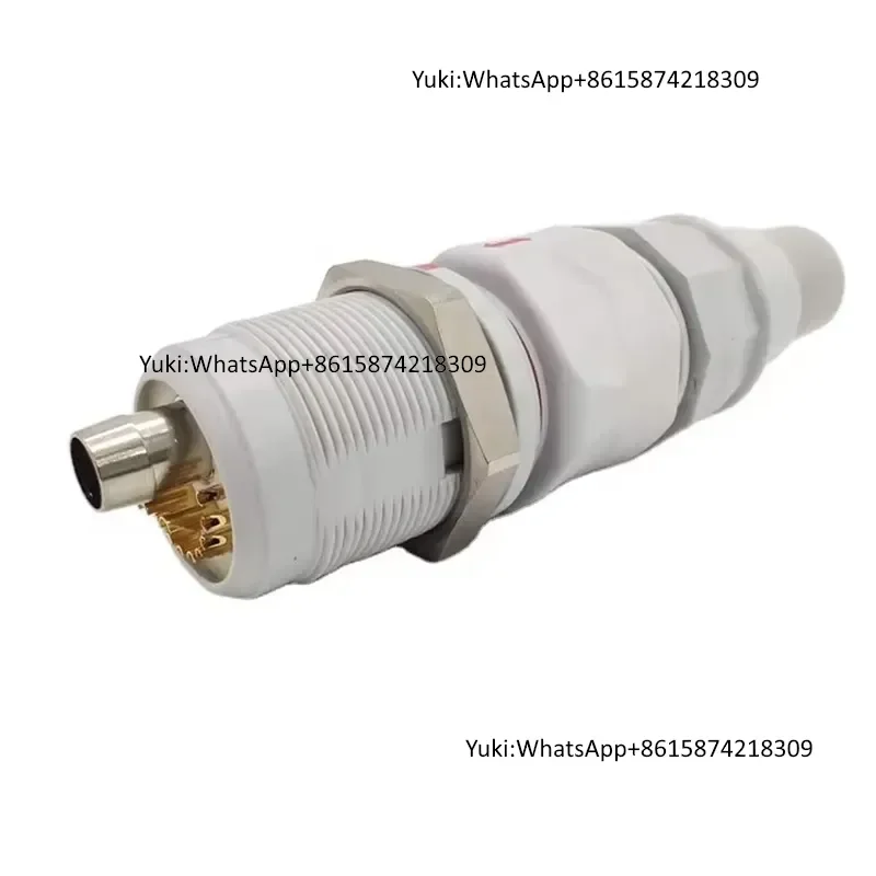 Custom Plastic M25 14 Pins Push Pull Medical Gas Connector for Physiotherapy