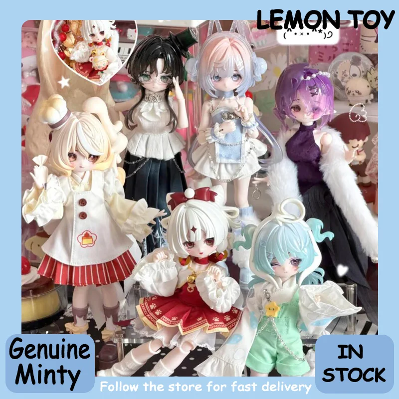 

Коллекционная фигурка Come4free Minty V2 V3 Fortune Slip Spirit Ocean Gemstone BJD Series Blind Box, 8 точек подвижности, подарок