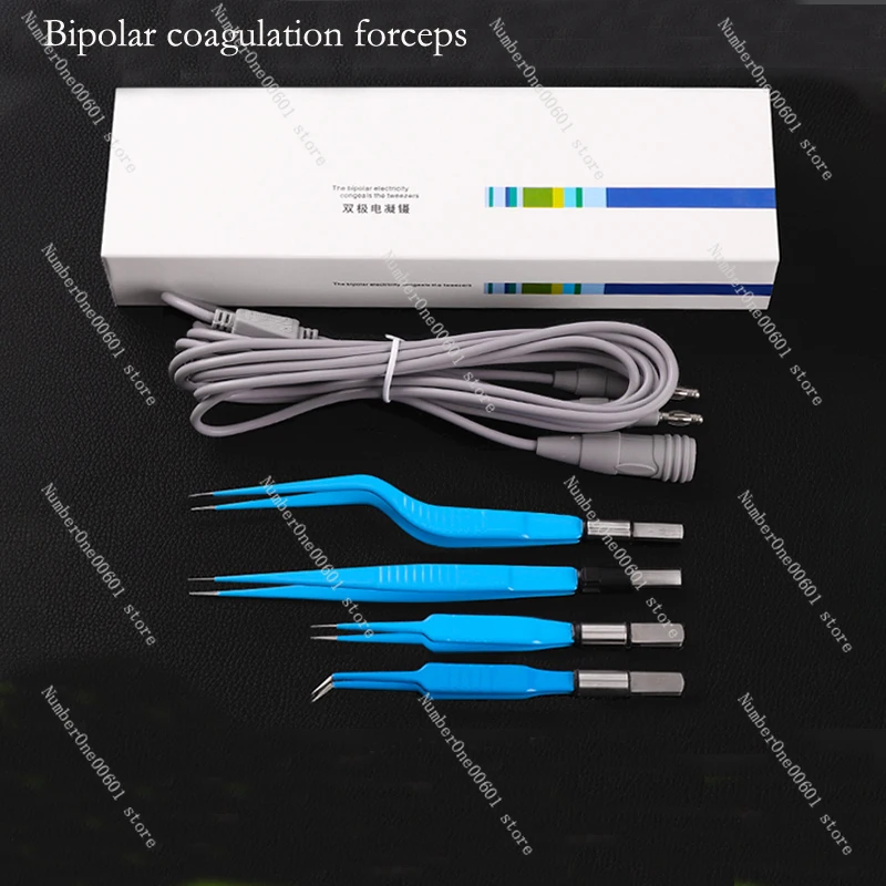 

Bipolar coagulation tweezers ophthalmic piece plug-in electrode tweezers coagulation wire electrode connection tool