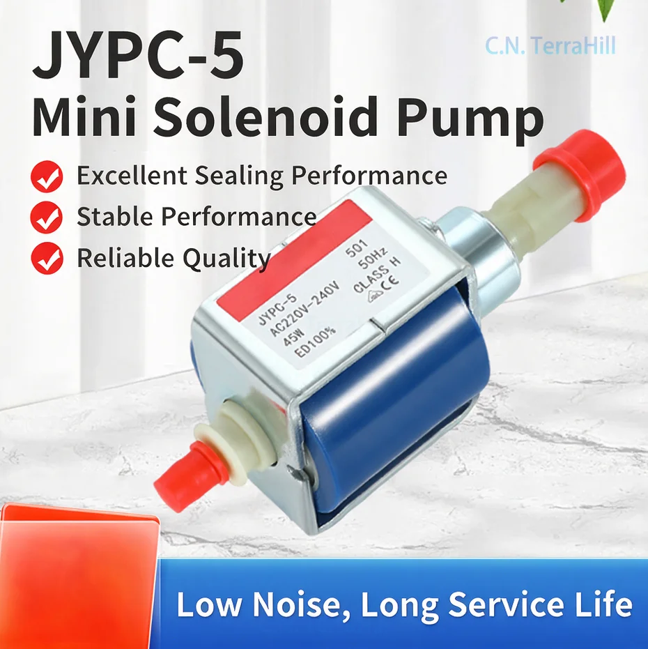 Mini Electromagnetic Pump for Steam Iron, Steam Cleaner Water Pump, Compatible with JYPC-5, Garment Steamer Accessory
