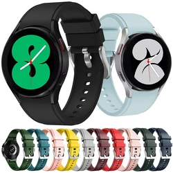 20mm Original Silicone Strap for Samsung Galaxy Watch 4/5/6 40mm 44mm 45mm Sport Bracelet for Galaxy 4/6 Classic 46mm 42mm Band