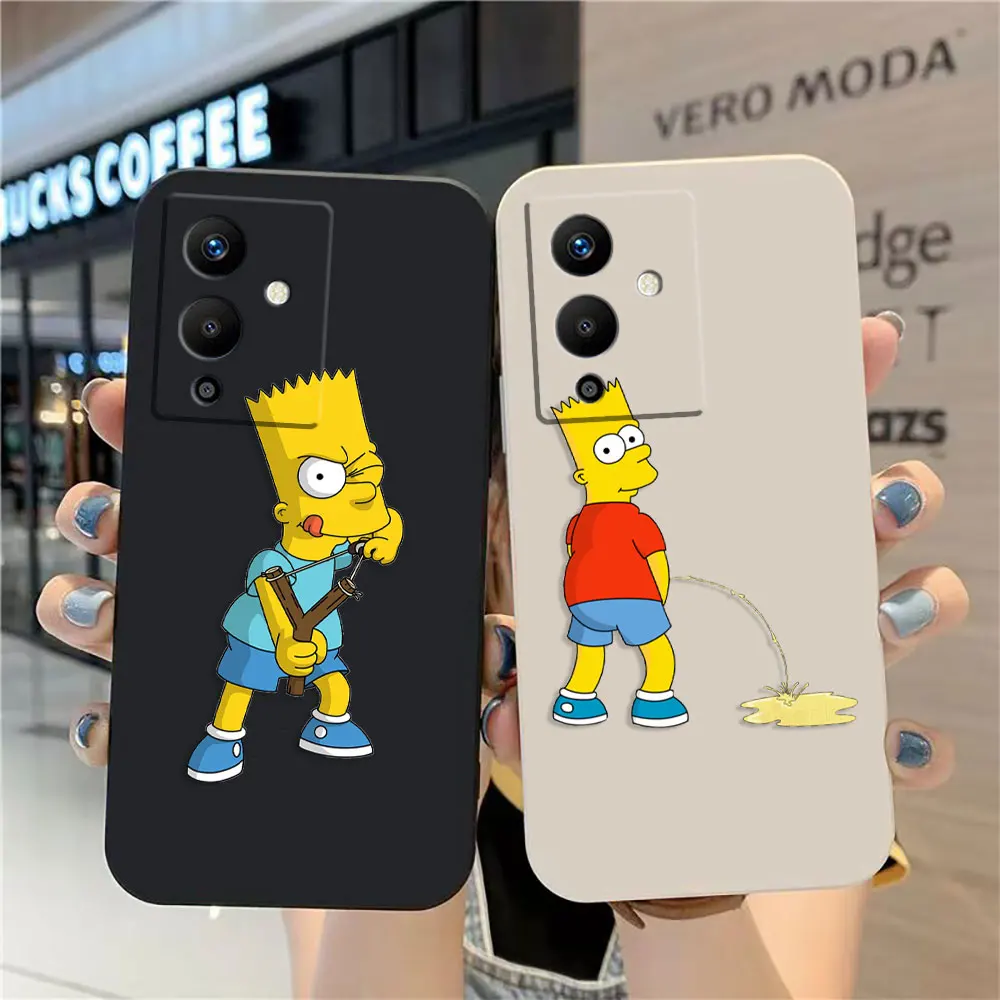 

Phone Case For Infinix SPARK NOTE 10 11 12 G96 8 SMART 5 6 7 POVA 3 4 PRO Case Cover Funda Cqoue Shell Capa Funny The S-Simpsons