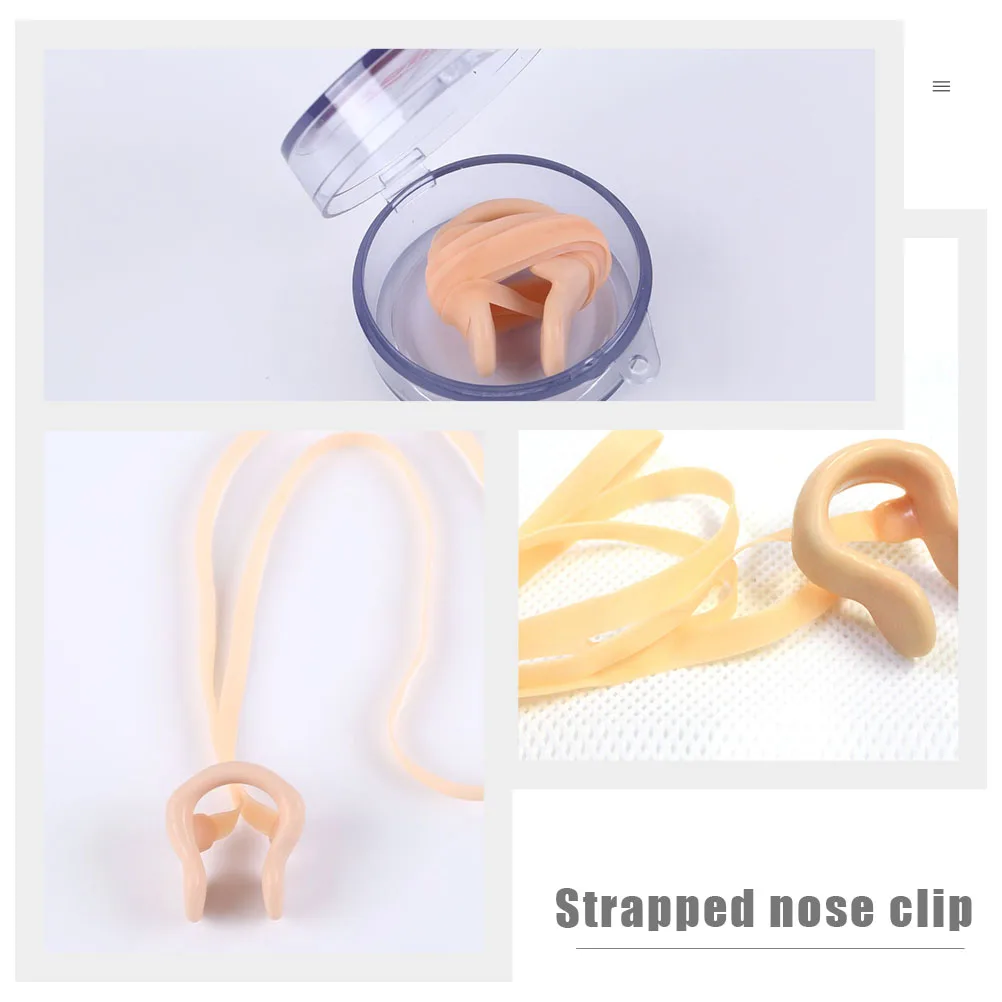 

4pcs Anti-fall Nose Clips Swimming Wear-resistant Sturdy Clamps Swimmers Nostrils Comfortable