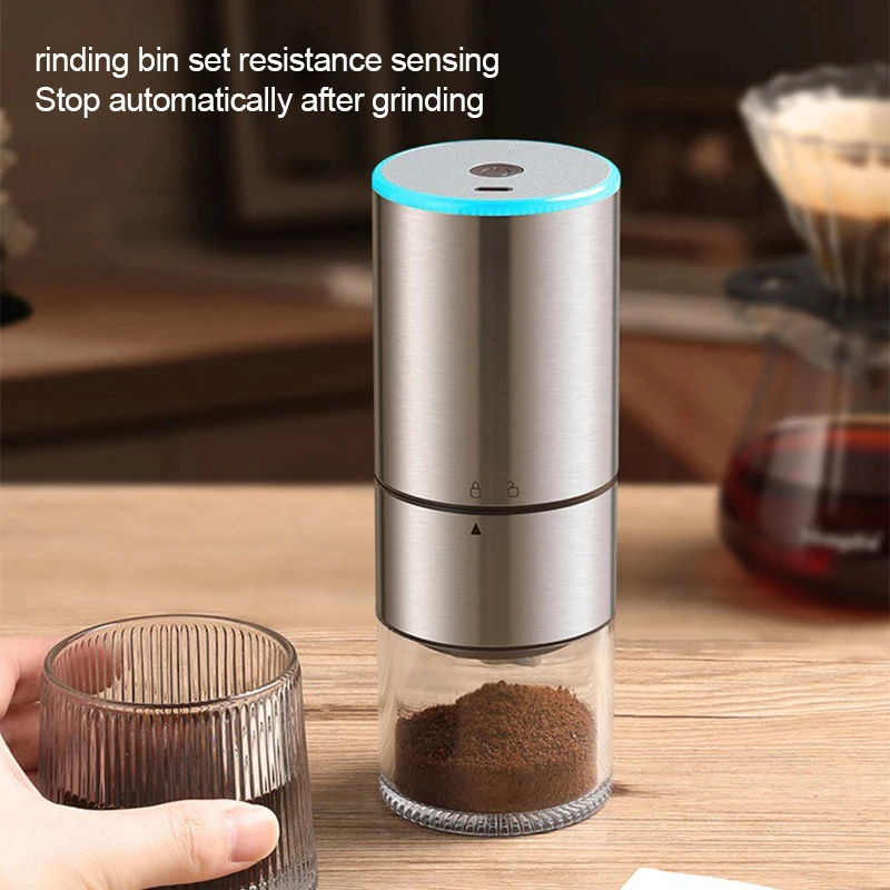 Portable Electric Coffee Grinder USB Grinder Machine Home Travel Ceramic Grinding Core Nuts Grains Pepper Coffee Bean Grinder