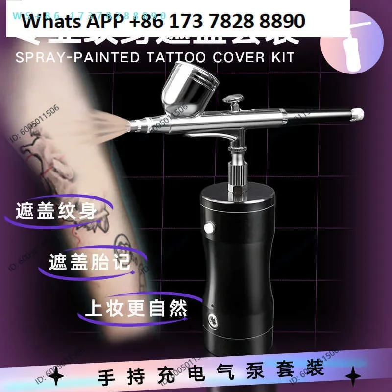 PAX Tattoo Cover Airbrush Special Effects Makeup Pigment Cover Scar White Spot Birthmark Concealer Waterproof Anti-Rub
