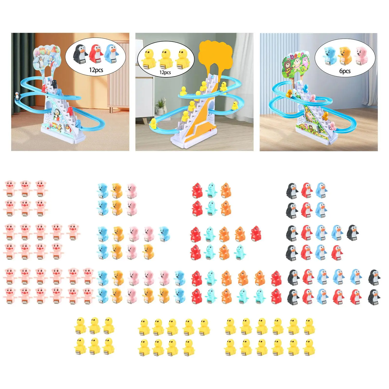 Scale per diapositive Giocattolo Pezzo di ricambio Tracce elettriche Parti di gioco Bellissimo rullo di ricambio