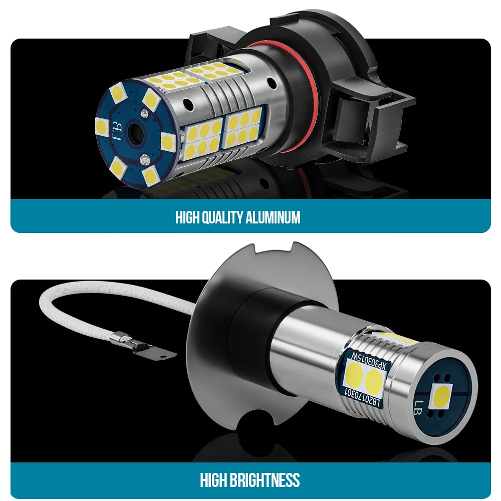 Lampu kabut untuk Hyundai Tucson aksesoris 2004-2018 2006 2007 2008 2009 2010 2011 2012 2013 2014 2015 2016 2 buah lampu LED