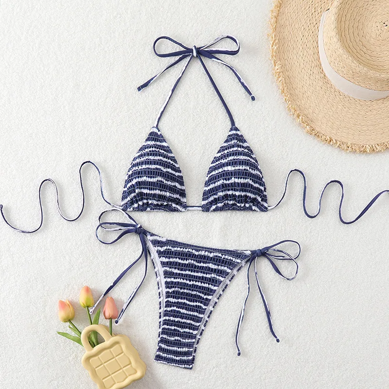 

Yonghe New Style Halter Neck Backless Summer Beach Sexy Bikini Wholesale Swimsuits