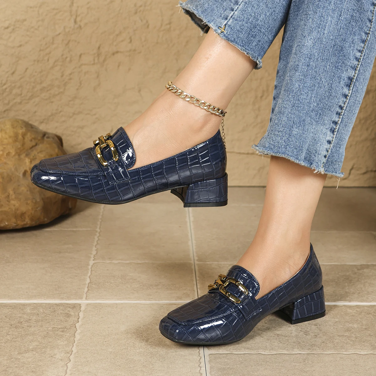 حذاء كاجوال نسائي كلاسيكي بيني لوفر للأعمال