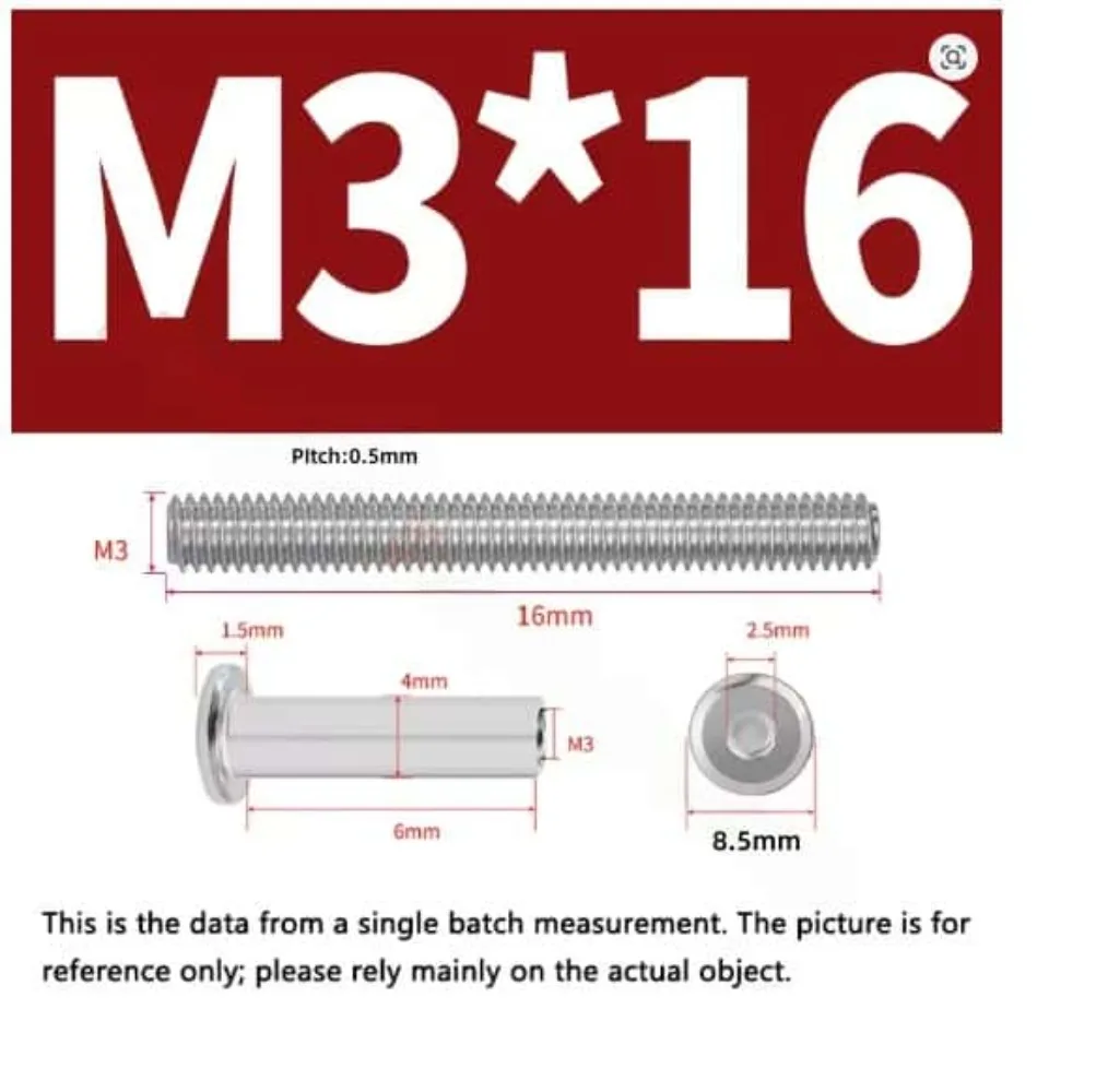 M5 M6 304 A2 Stainless Steel Lead Screw Hex Socket Head Rivet Insert Joint Sleeve 16-500mm CNC Machine Precision Part