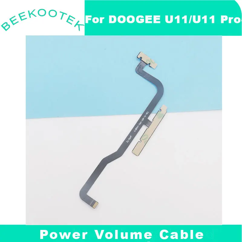 New Original DOOGEE U11 U11 Pro U12 U13 Power on/off+ Volume FPC Key up/down Button Cable flex FPC For DOOGEE U11 Pro Tablet