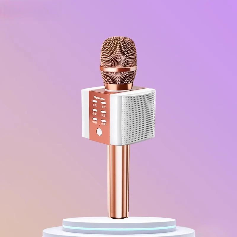 

Wireless Bluetooth microphone Karaoke home singing condenser microphone stereo all-in-one machine with sound card
