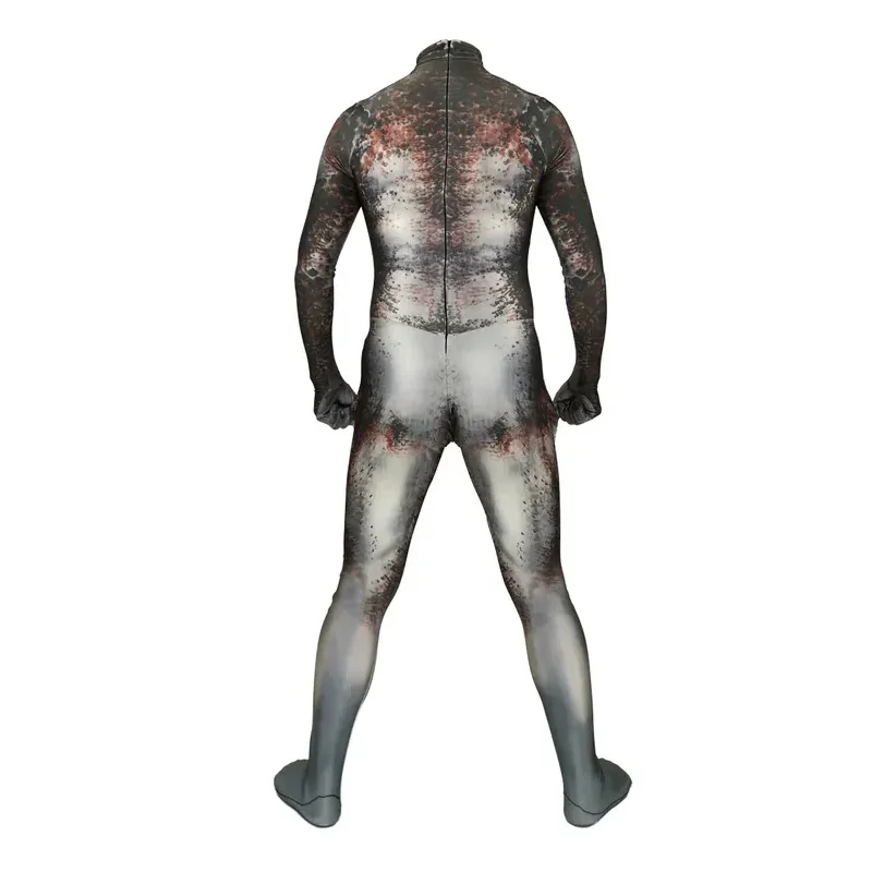 Halloween Male Predator Cosplay Costume Zentai Predator Basic Suit Superhero Bodysuit Adults Kids Jumpsuits