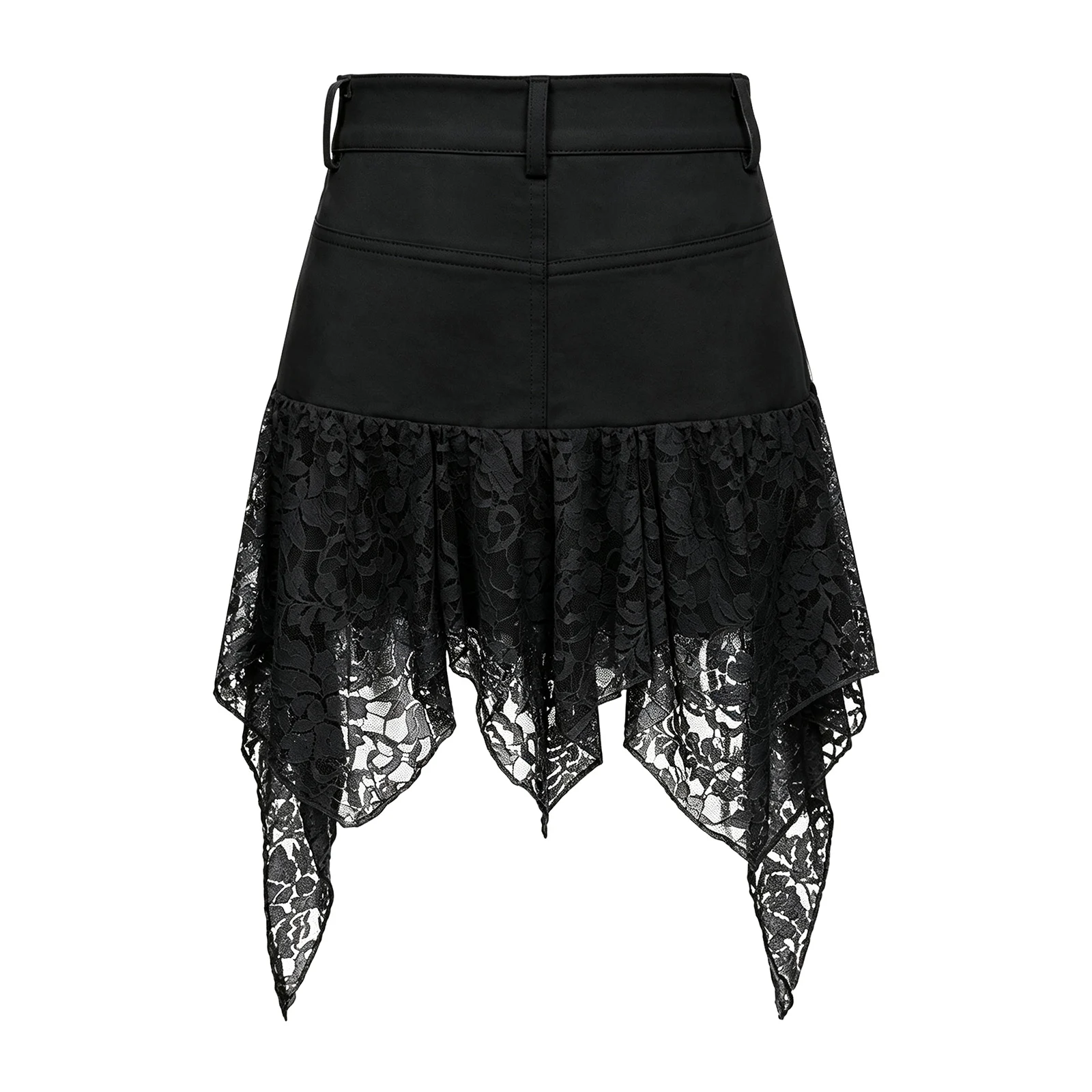 Kids Lace Y2K Skirt for Girls Jazz Dance Costume Irregular Flowy Patchwork Skirt Skirt for Birthday Party Dancing Streetwear
