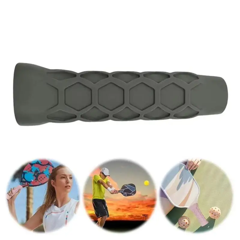 Silikon-Untergriff für Pickleball-Schläger, Silikon-Griffabdeckung für Padel-Zubehör, Rutschfester Wiederverwendbarer Pickleball-Übergriff – Detail 7