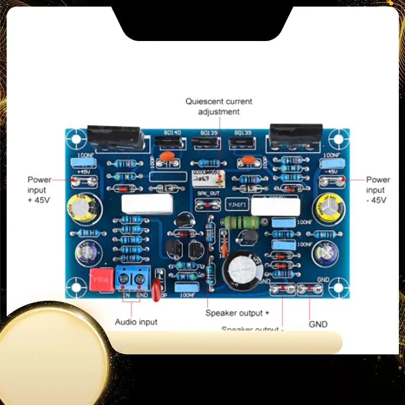

1Pair Power Amplifier Board 100Wx2 Amplificador IRF240 FET Class A Power Amplifier Audio Board Amp For Home Sound