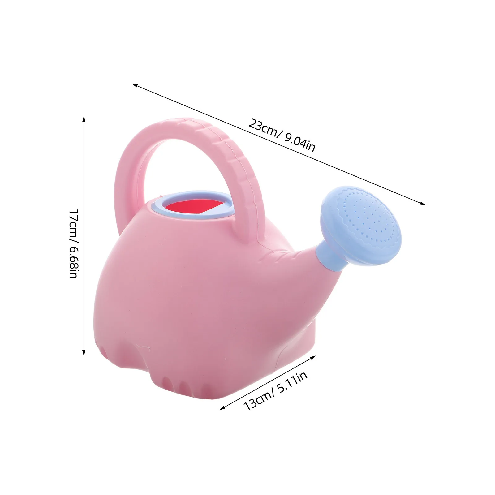 Regadera Infantil con Forma de Elefante, Ligera, Rociado Uniforme, para Balcón, Jardín, Patio, Interior y Exterior, 1.5L, Maceta Infantil para Jardinería