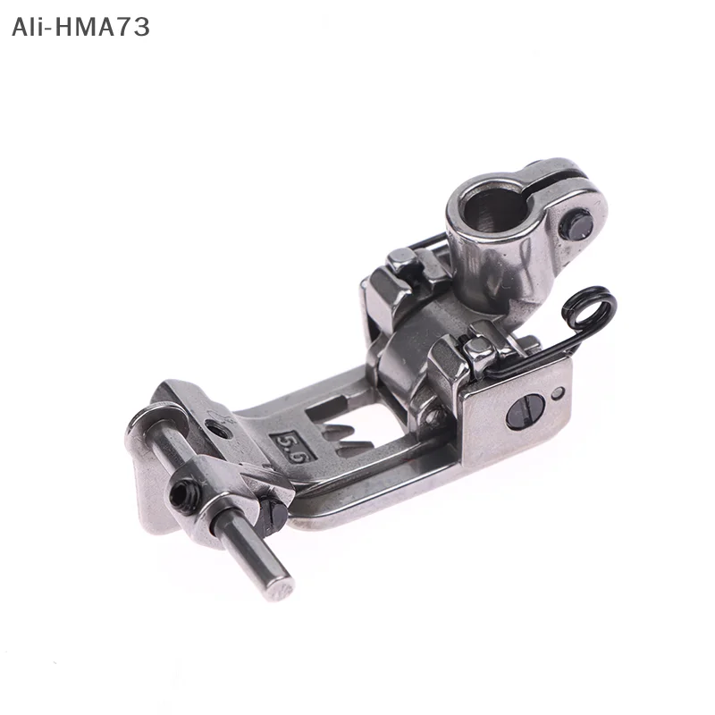 HMA73-Piede piedino guida per tessuto regolabile per 5,6 mm 3 aghi 5 fili Coverlock Stitch Coverspoint Macchine da cucire Accessori