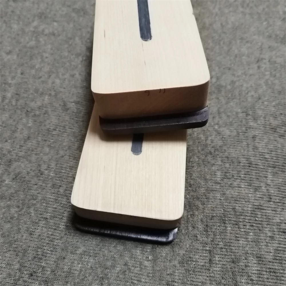 22 Bünde, unbehandelter Ahorn-E-Gitarrenhals, Griffbrett mit Lebensbaum-Motiv, Zubehör und Ersatzteile für Musikinstrumente. – Detail 7