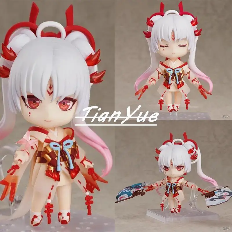 Anime Onmyoji SSR Shiranui 1608 cute girl Articulated Figure Model Toys Christmas Gift 10cm