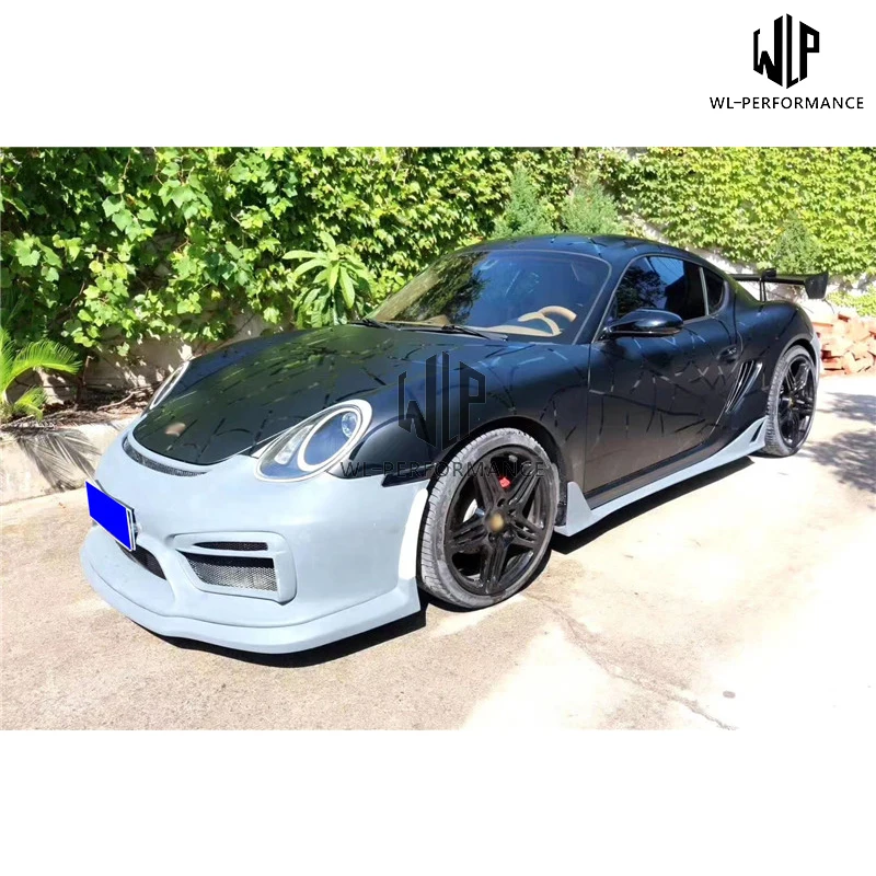 Gt4 Style High Quality Frp Unpainted Car Body Kit for Porsche Boxster Cayman 987.1 Change Gt4 Body Kit