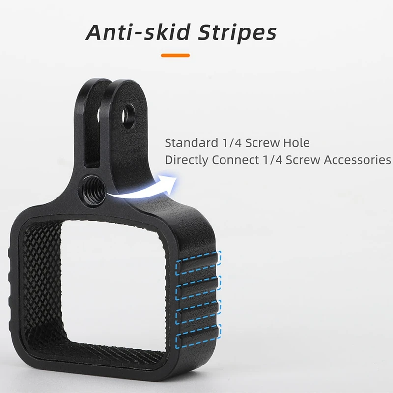 OSMO POCKET3 金属多機能便利な拡張アダプタヘッドカメラ固定ベゼルブラケット部品アクセサリー黒