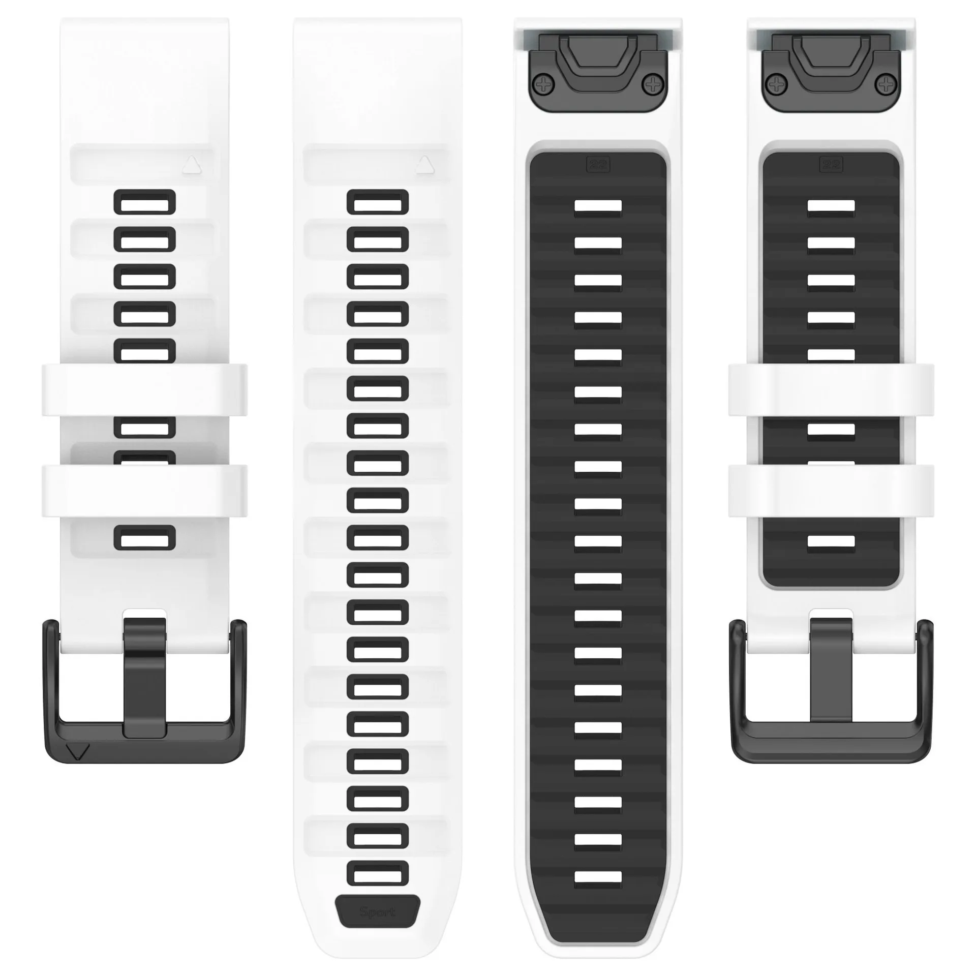 20/22/26mm Official Silicone Strap For Garmin 970 965 Tactix8 Quatix 8 51mm 47mm 43mm Quick Fit Bracelet Fenix 8/7/6/7X pro Belt