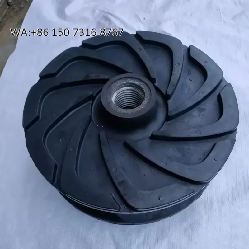 Rubber Close Centrifugal Industrial Slurry Pump Rubber Casing