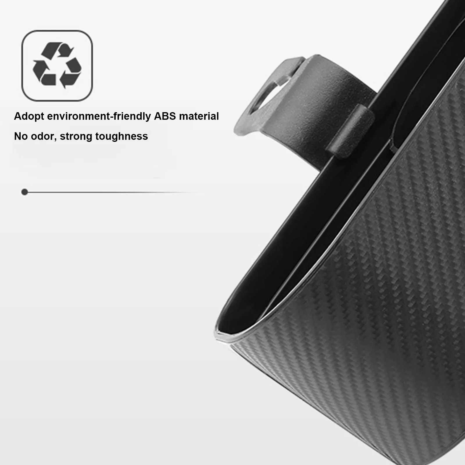 Car Seat Back Organizer ABS Rear Row Storage Box with Hook Cup Holder Universal Stuff Holder Car Interior Accessories