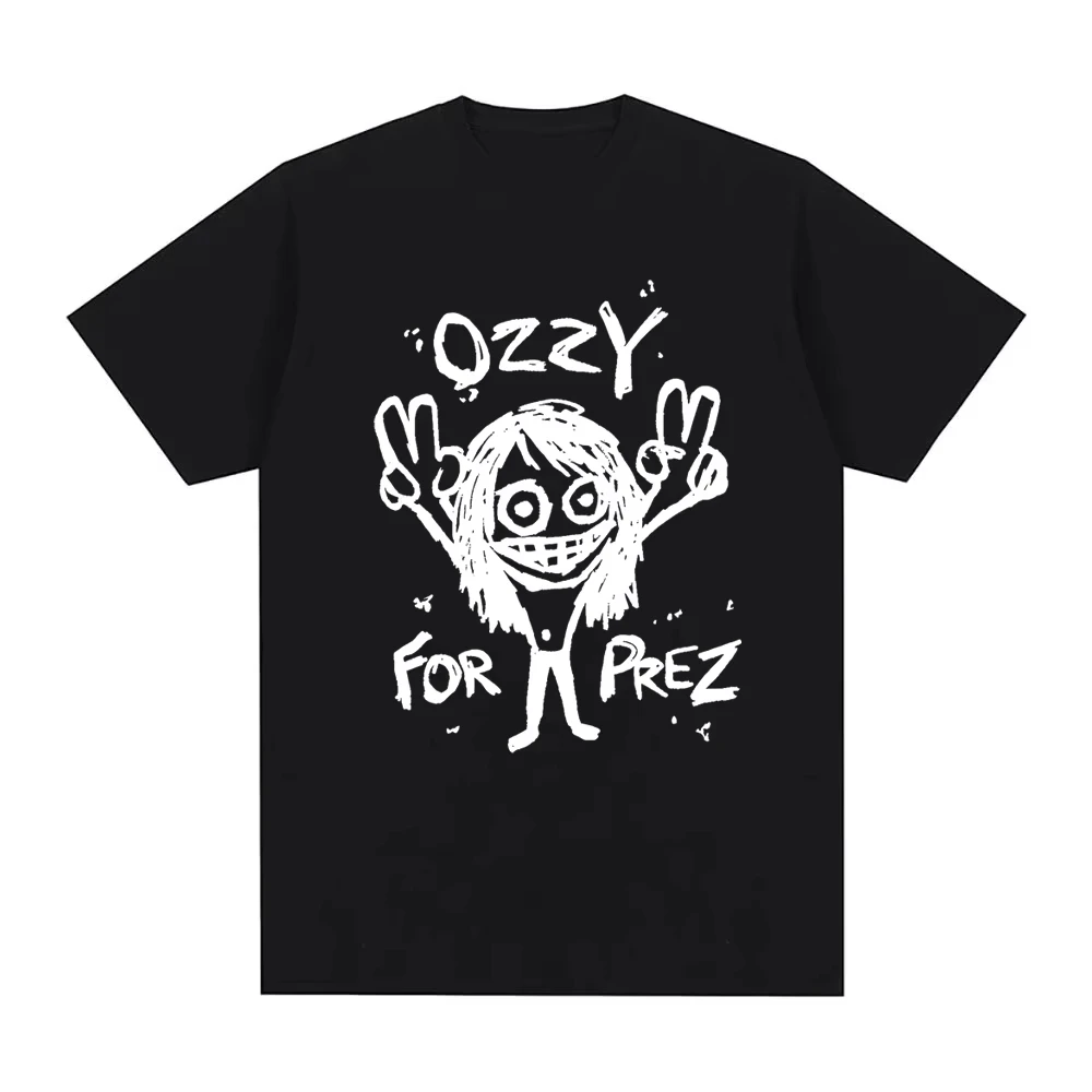 Ozzy Osbourne T-shirt Graphic Printing Tee-shirt Short Sleeve Fashion Hip Hop Tshirt Women Clothes Wear Trend New Fashion