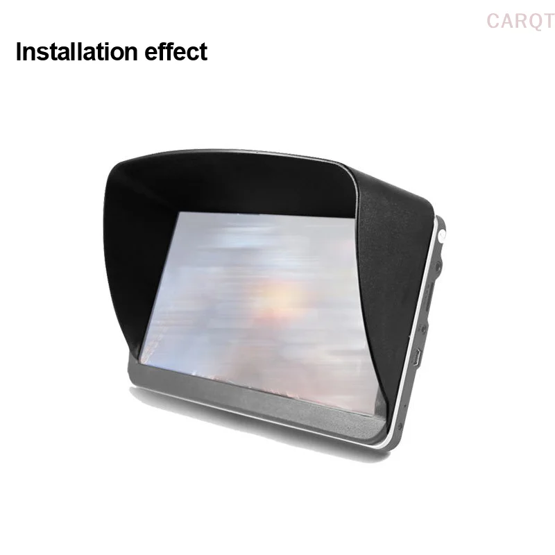 5/7 Inch Sun Shade Visor For Car GPS Navigator LCD Monitor Shield Universal Auto GPS Cover Blind Automotive Interior Supplies
