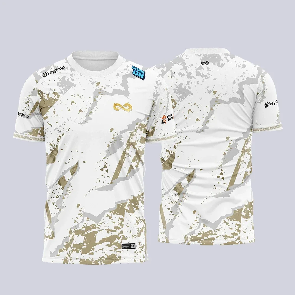 Outdoor Sports Esports Team Eternal Fire 2025CS Competition Training Uniform Unisex Street Super Large Pattern T-shirt
