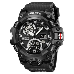 Hot Sale STRYVE Men Electronic Watch Luxury 8027  Sport Watches Digital Double Time Chronograph Watch Men  Wristwatches