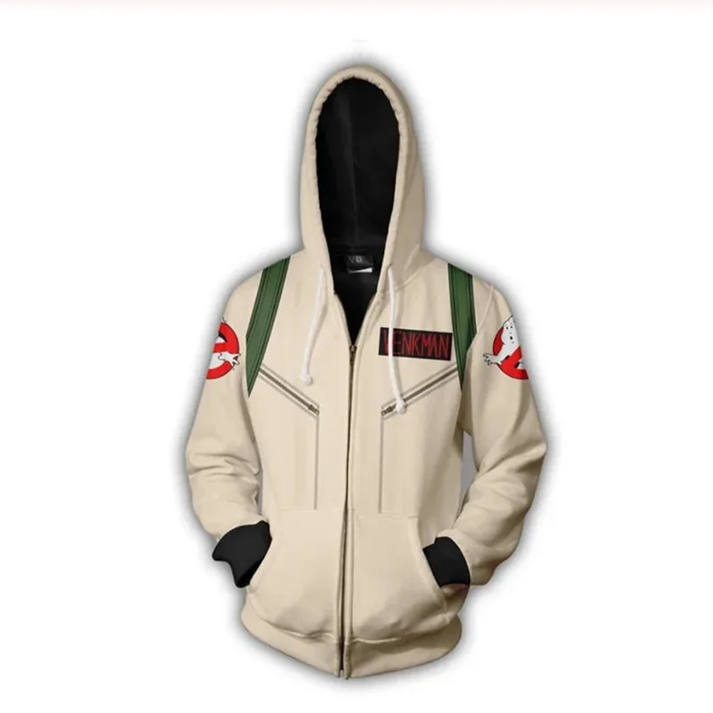 Nuevos hombres con capucha SPENGLER 3D impreso sudaderas con capucha traje Casual con capucha cremallera chaqueta de camuflaje Cosplay Sudadera con capucha