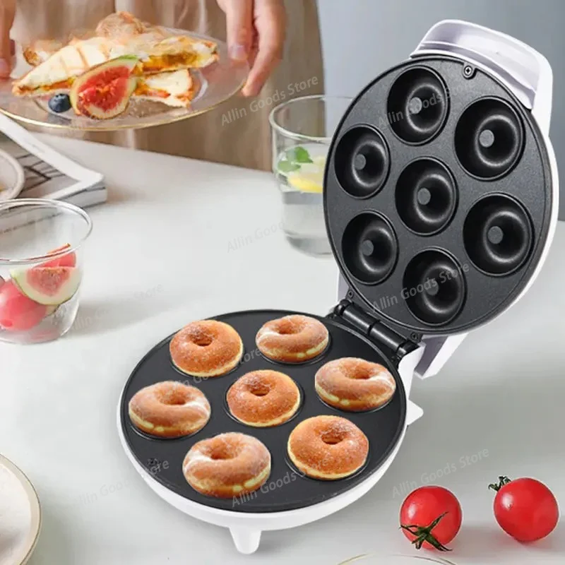 7-Hole Mini Donut Maker Household Dessert Making Machine For Kitchen EU and US Plug Optional 220V/110V