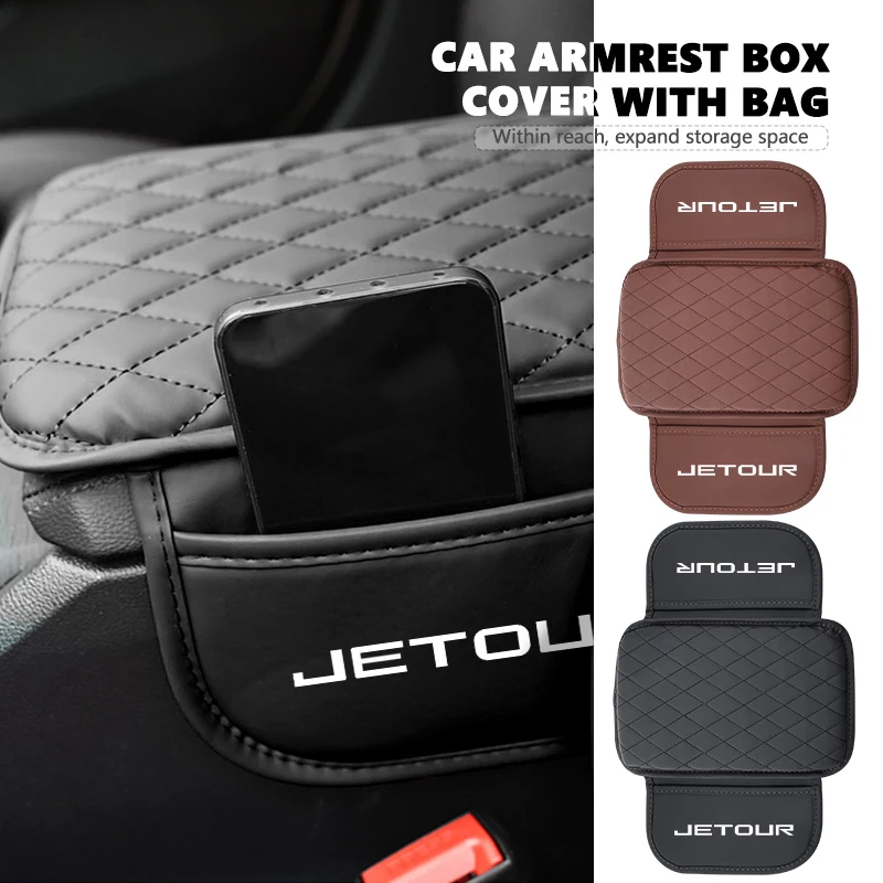 Boîte d'accoudoir de voiture, coussin de protection pour accoudoir de console centrale pour Jetour X70 PLUS ‌   FL ‌   Shanghai L9 T2 ‌   T1 T2 I-DM X50 ‌   G700 ‌   X ‌