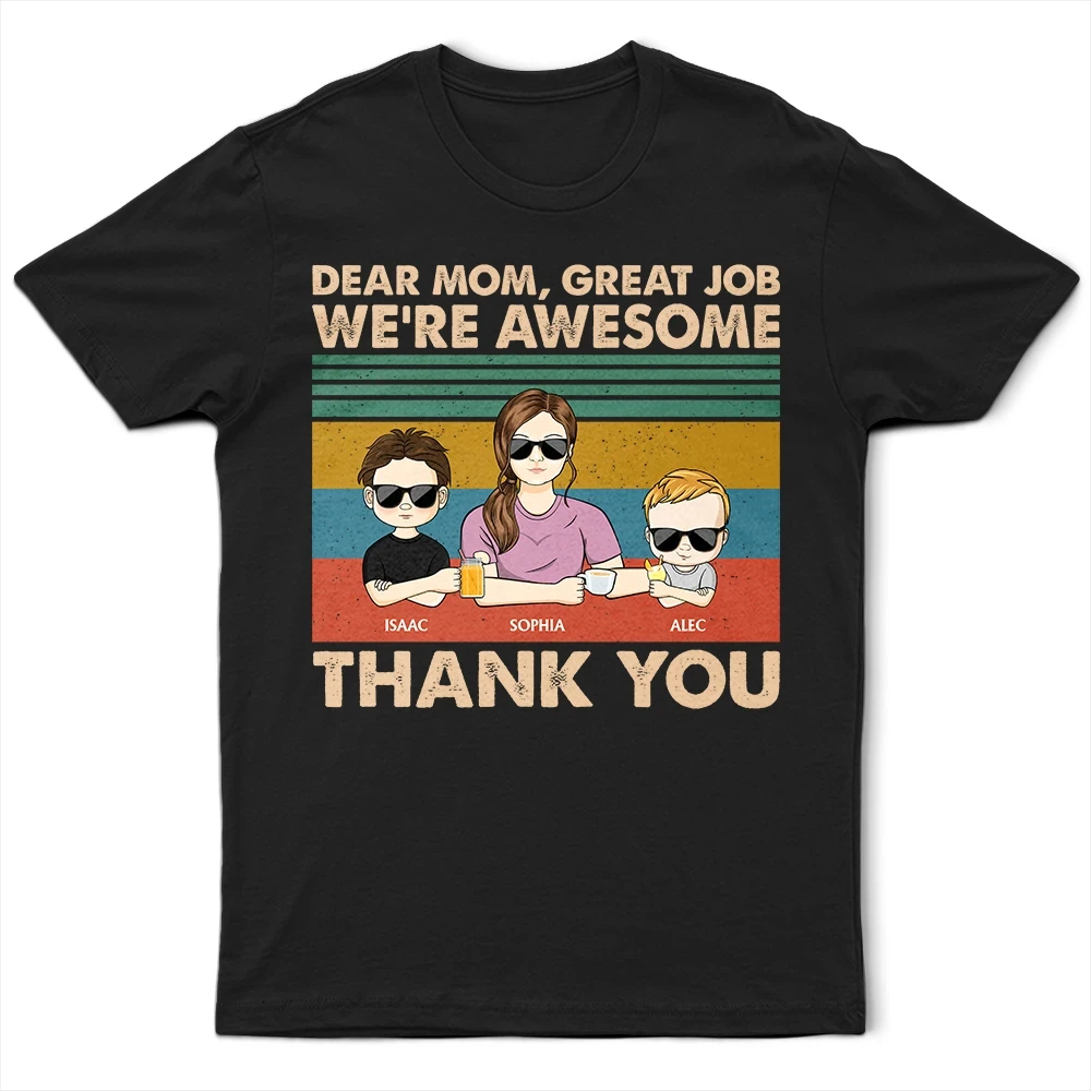 Personalized Custom T Shirt Great Mother Gift For Grandma Grandmother Birthday Present Mother Day Family Reunion Casual Tee