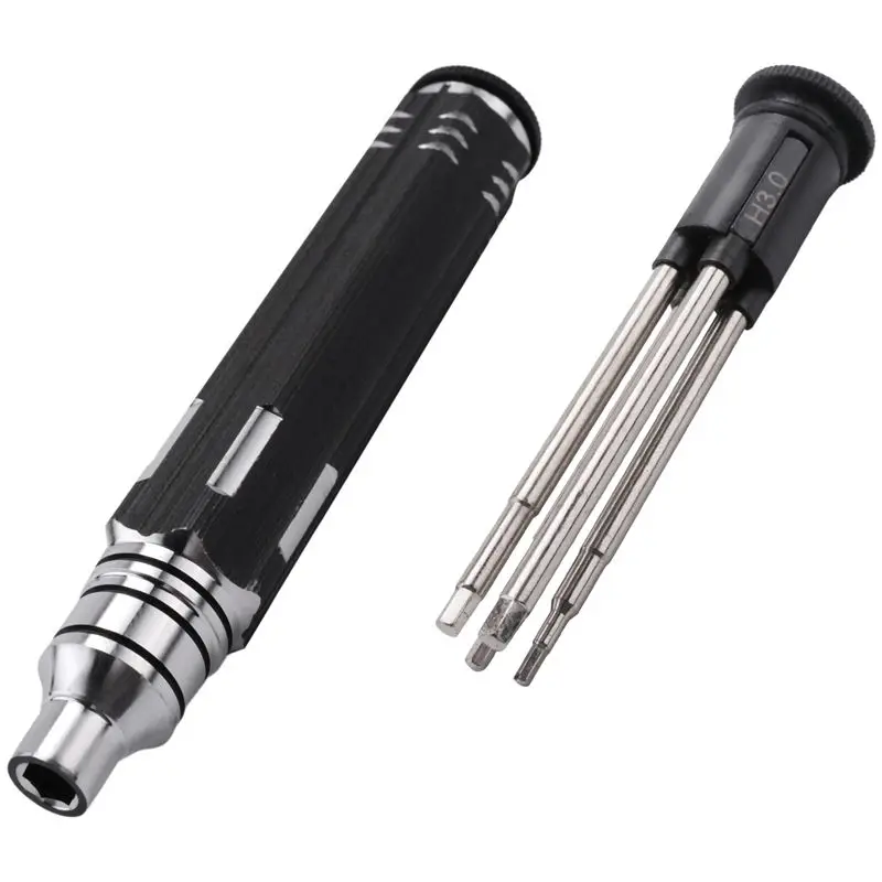 ABWZ-4 In 1 Hexagon Head Hex Screw Driver Tools Set 1.5-3Mm Fr RC Helicopter Car